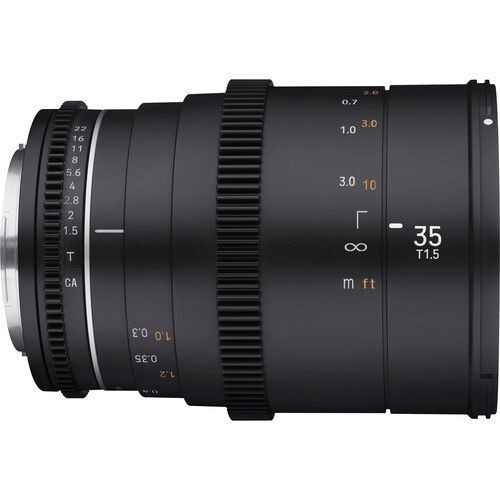 Samyang 35 mm T1.5	 V‑DSLR MK2 35 mm T1.5	 for rent in Hyderabad